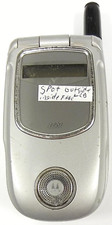 Motorola i series i730 - Silver and Gray  Nextel  PTT iDEN Flip Phone - READ
