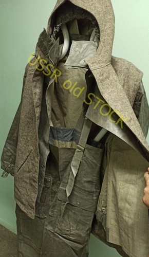 Soviet KR-3 Rocket Troops Protective Uniform Set Size 3 and 4 Dated 1987, USSR - Picture 11 of 18