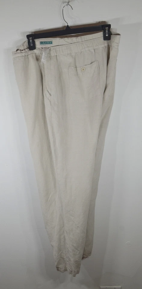 Pantalón Cubavera Hombre 2XL con Cintura Elástica Espalda Usado Foto 4 de 4