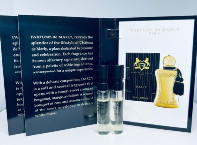 2Pc Parfums De Marly Darcy EDP Perfume Sample Spray 1.5ml