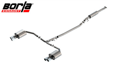 Borla S-Type Cat-Back Exhaust w/ 3.5'' Chrome Tips For 2021-2024 Kia K5 GT 2.5L