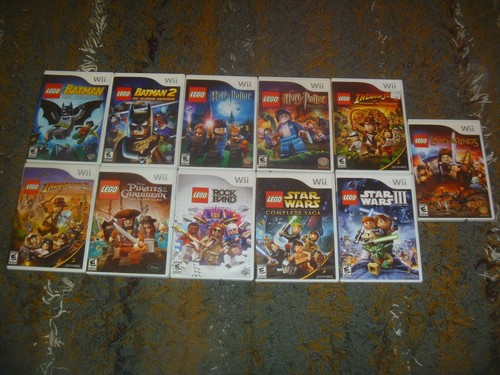 Lego Games (Nintendo Wii) Tested Works Great With Case Good Pick & Choose