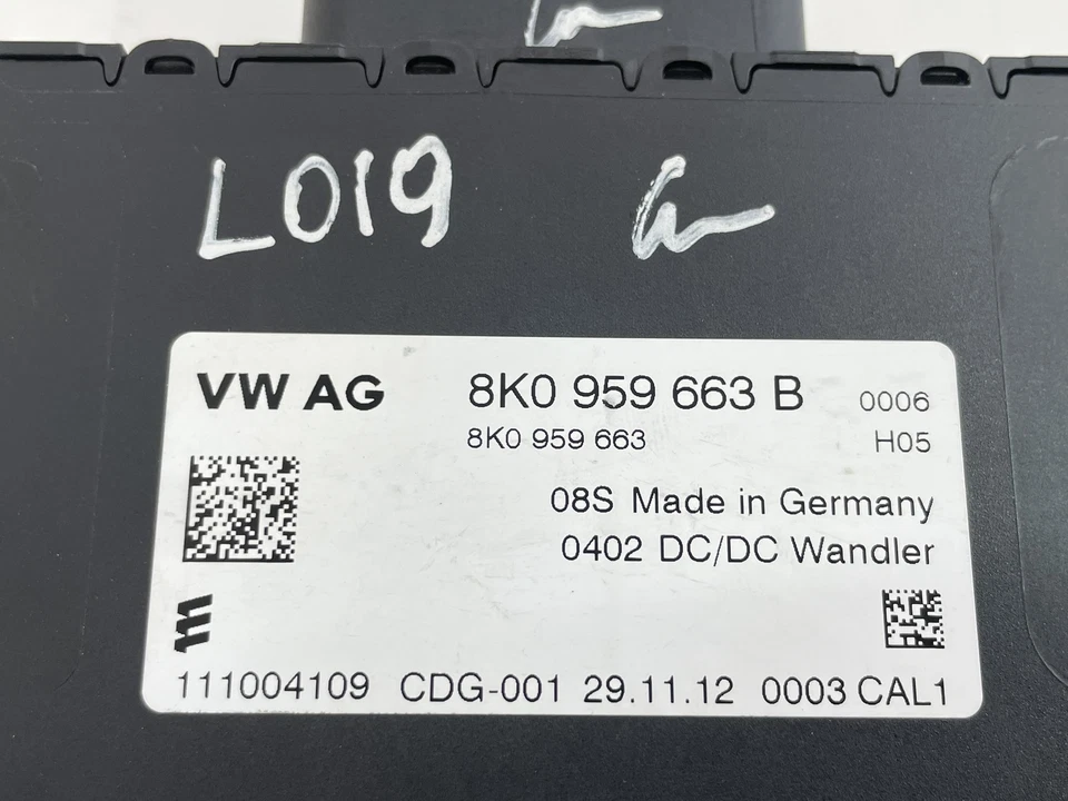 ESTABILIZADOR CONTROL VOLTAJE AUDI A5 S5 TFSI QUATTRO 8T3 2013 3.0 8k0959663b Foto 2 de 4