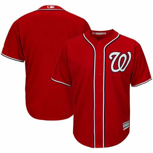 Majestic ワシントン ナショナルズ オーセンティック ベースボールシャツ Washington Nationals Majestic Cool Base MLB Baseball Jersey Mens