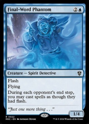 Final-Word Phantom ~ Commander: Murders at Karlov Manor [ NM ] [ MTG ]