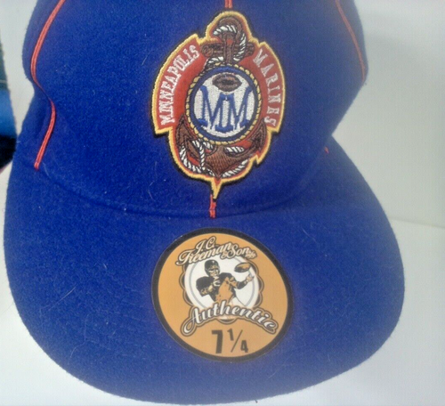 Minneapolis Marines Hat Cap JC Freeman & Son Size 7 1/4 Wool Acrylic BRAND NEW - Picture 5 of 7