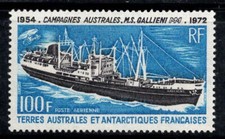 Les TAAF 1973 Yv. 29 Neuf ** 100% Poste aérienne navires, 100 f