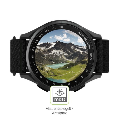 2x Full Cover Schutzfolie matt für Garmin Approach S50 Panzerfolie Anti-Shock - Zdjęcie 5 z 7