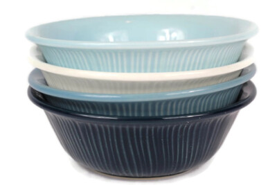 Koov  Set of 4 Multicolor Porcelain Cereal Soup Bowl Set Iped Series