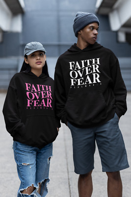Faith over Fear Unisex Adult Hoodie | Christian Hoodie | Birthday Gift