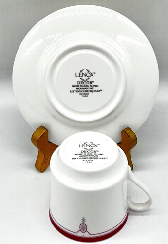 SET OF 12 LENOX RITTENHOUSE SQUARE DEMITASSE CUPS & SAUCERS, EXCELLENT CONDITION - Picture 22 of 23