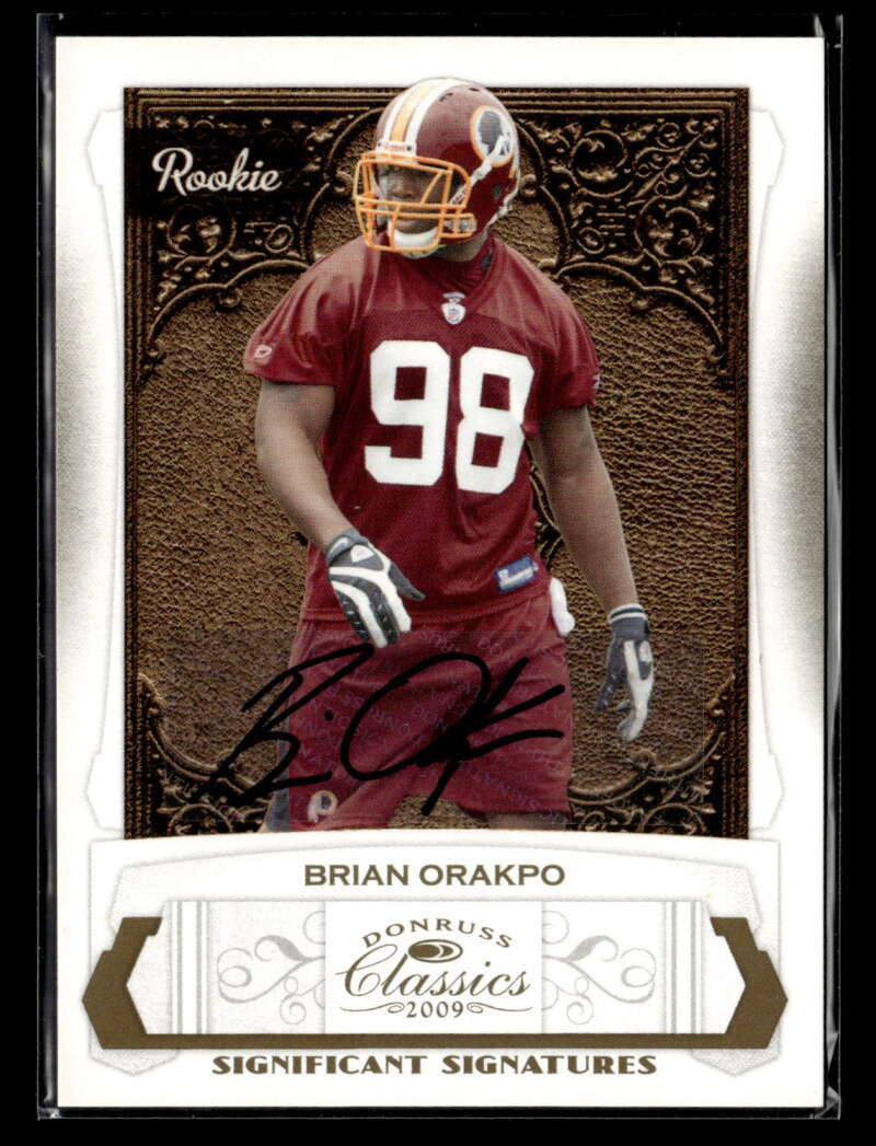 Brian Orakpo Donruss Classics #165 Autograph