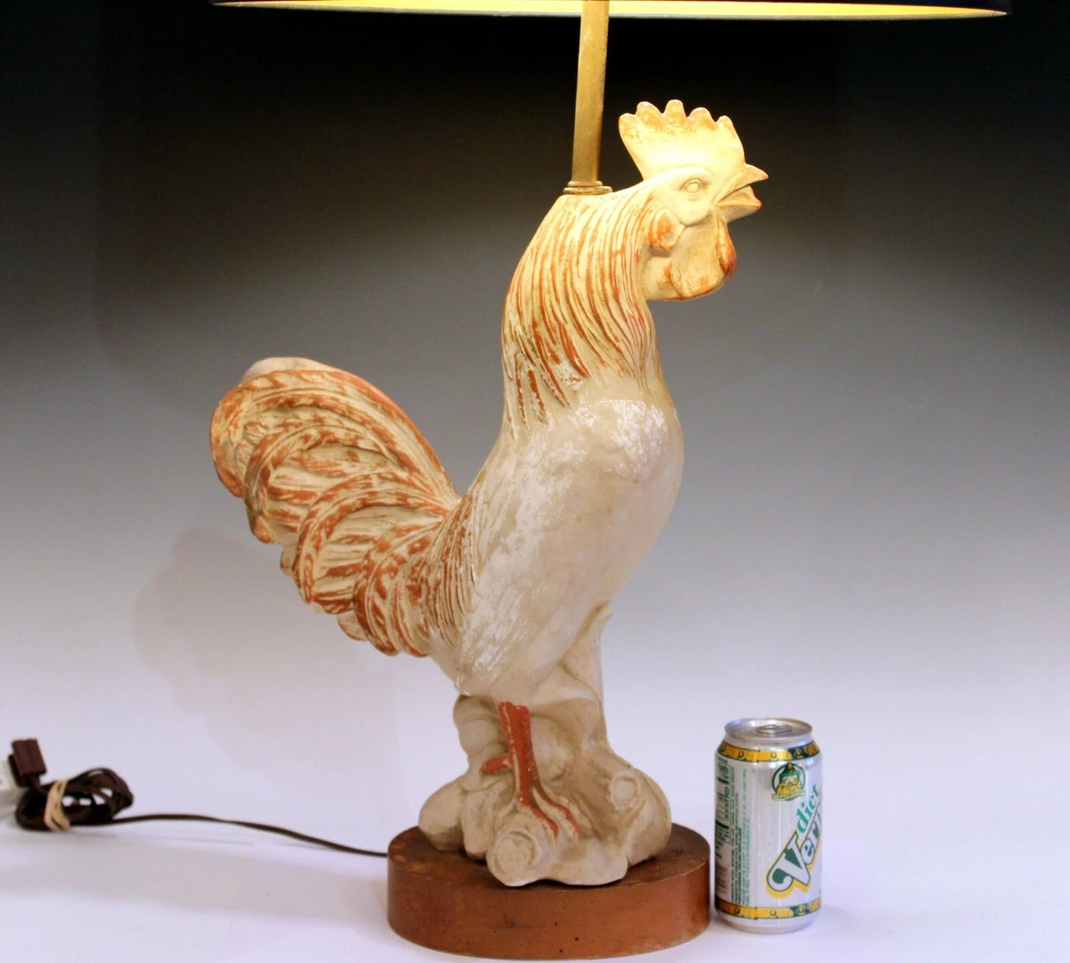 Large shop rooster lamp