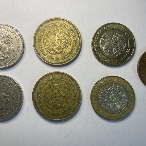 Mexico 19 Coin Lot - 1965-2006 Peso Various Denominations Vintage - Picture 10 of 14