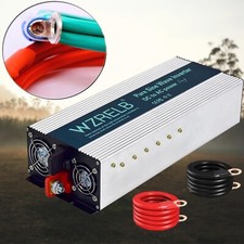 Pure Sine Wave Inverter 3000W 48V to 120V Power Home Solar System Camp Motor Car