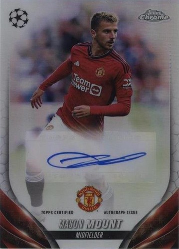 23-24 Topps Chrome UEFA Mason Mount Pink Lava Manchester United | eBay