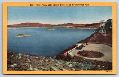 Lake View Point, Lake Mead Recreational Area, Nevada Postcard