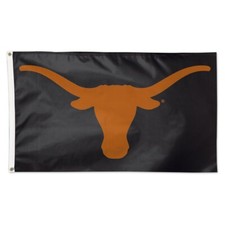 Bandera/bandera negra para los fanáticos de Texas Longhorns 3x5 pies de la universidad NCAA