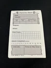 Milton Bradley Character Sheet Pad  1990 HeroQuest hero quest Vintage