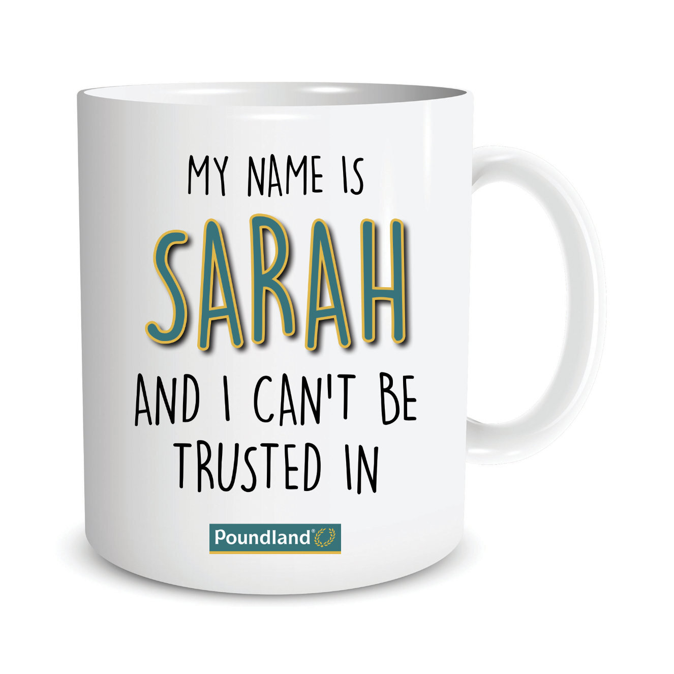 I Can't Be Trusted Shopping Mug Custom Funny Personalised Shopping Obsessed Mug