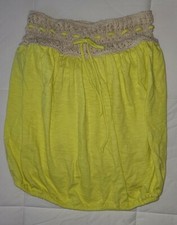 Women's bra tops sleeveless tube top crochet built-in bra size small