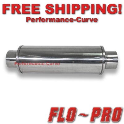 Flo Pro Max 5'' Stainless Steel Performance Diesel Muffler 24'' Body - M12774