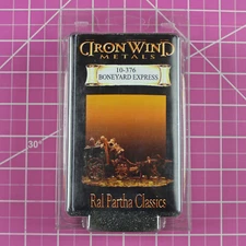 Ral Partha "Boneyard Express" Metal AD&D 25mm Iron Wind Metals Undead Coach Cart