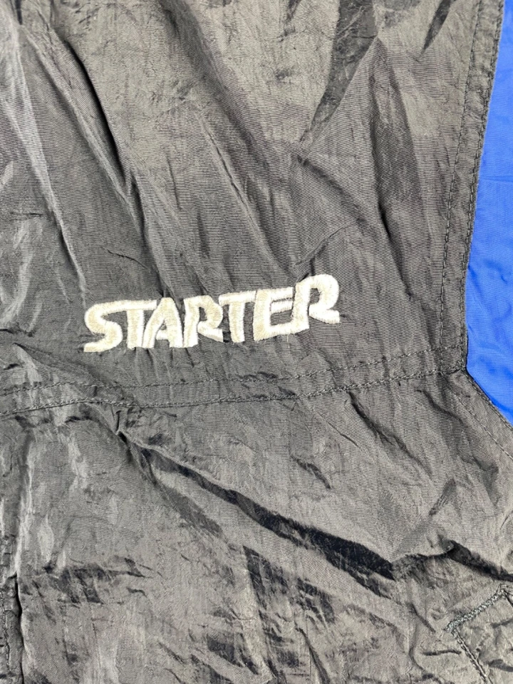 Chaqueta cortavientos Colorblock Starter de colección para hombre talla XL cremallera completa azul negro Foto 3 de 4