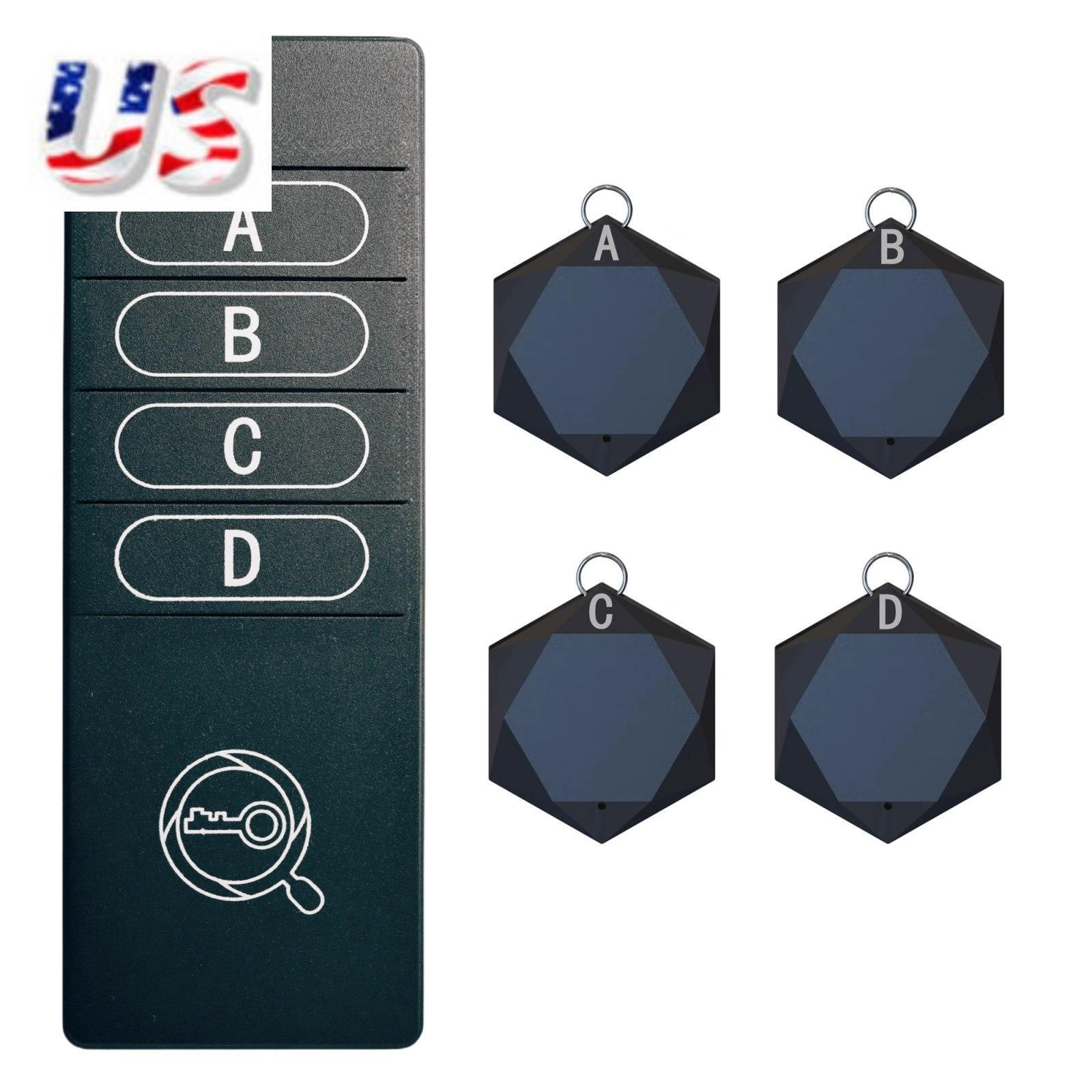 4-in-1 Wireless Key Finder Alarm Anti-Lost Tracker for Wallet & Keys