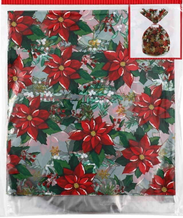 Cellophane Christmas Cookie Treat Tray Bags KitPick your Count