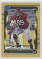2021 Panini Donruss Rated Rookie Press Proof Premium Landon Dickerson #305 w5b
