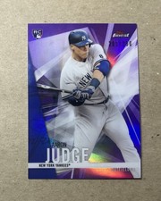 2017 Topps Finest Baseball Aaron Judge Yankees Purple Rookie Card #2 #’d /250