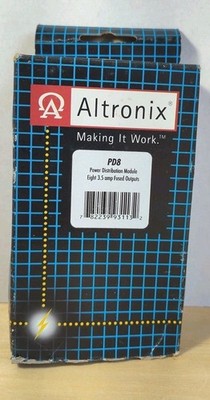 Altronix PD8 8-Output Fused Alarm Power Distribution Module - New, Old Stock