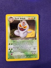 Pokémon Card Dark Arbok Team Rocket Unlimited Holo Rare 2/82 MP