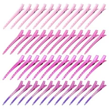 Bantoye 48 Pcs Duck Billed Clips 3.35 Inch Rustproof Metal Alligator Curl with 