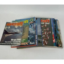Aircraft Illustrated Magazines Lot of 27 Aviation Airplanes Military History
