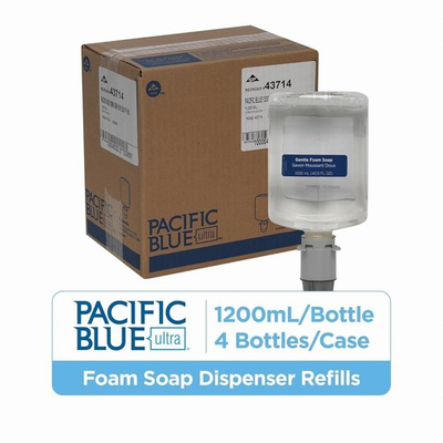 #ad Pacific Blue Ultra Gentle Foam Hand Soap Refill 43714 4 Pack $30.00