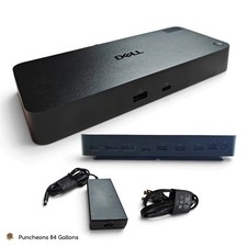 Dell WD25 Universal 100W USB-C Docking Station W/AC Adapter 0WMFT3 Black