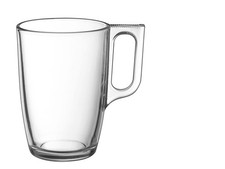 Confezione 6 Mug In Vetro Trasparente Nuevo Cl32