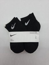 NIKE Boys Socks Ankle Cushioned Everyday Kids 4 Pack Shoe Size 10C-3Y.. 40046