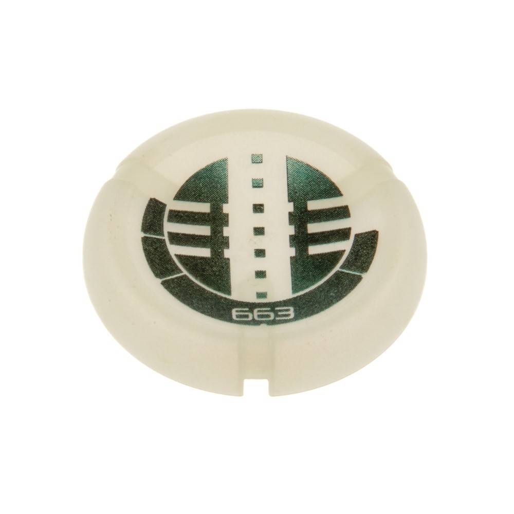 1X Lego Bionicle Kanoka Disk 5X5 Onu-Metru 663 Glow In The Dark 32171PB112