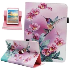 Universal 10 10.1 Inch Android Tablet Case, Dluggs PU Leather 360 02 Bird