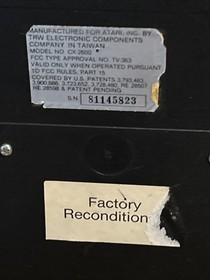 Atari 2600 Woodgrain 6 Switch Console W/ Power 25 Rare Games Remotes Tested