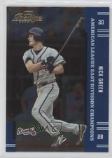 2005 Playoff Prestige Champions American League East /20 Nick Green #77 Auto 2t9