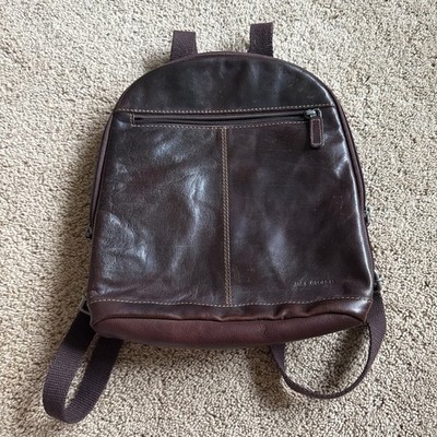 Jack Georges Voyager Leather Convertible Backpack Crossbody