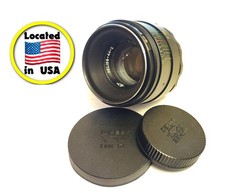 Helios 44-2 58mm f/2 M42 Soviet USSR Vintage Lens 8 Blades Swirly Bokeh Portrait