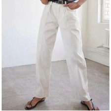 AYR The Recess White Pant Stretch Canvas - Size 29