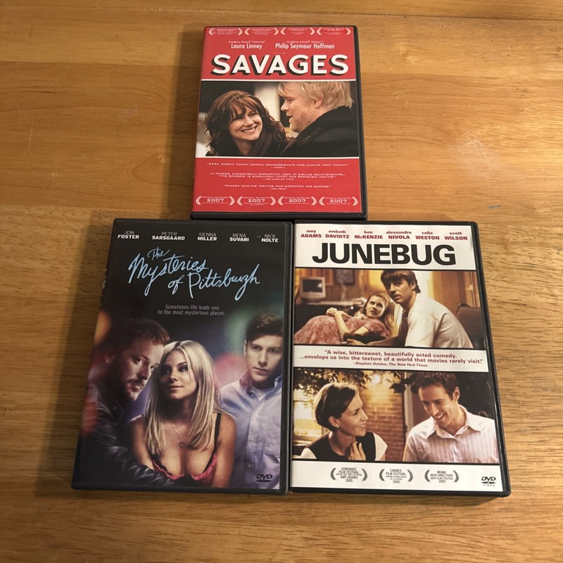 Savages, The Mysteries Of Pittsburgh, Junebug (3 DVDs)