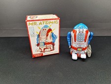 Mr. Atomic Wind-Up Action Tin Robot - MS632 With Box 2009 By Schylling 4-inch