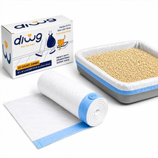 Cat Litter Box Liners, 25 Count, 36" 18", Heavy Duty Jumbo Bags